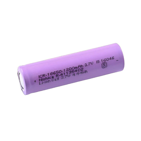 18650 Lithium Ion Rechargeable High Quality Battery (3.7V – 1200 mah)