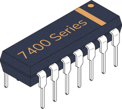 74HC83 ( 4-bit Full Adder IC)