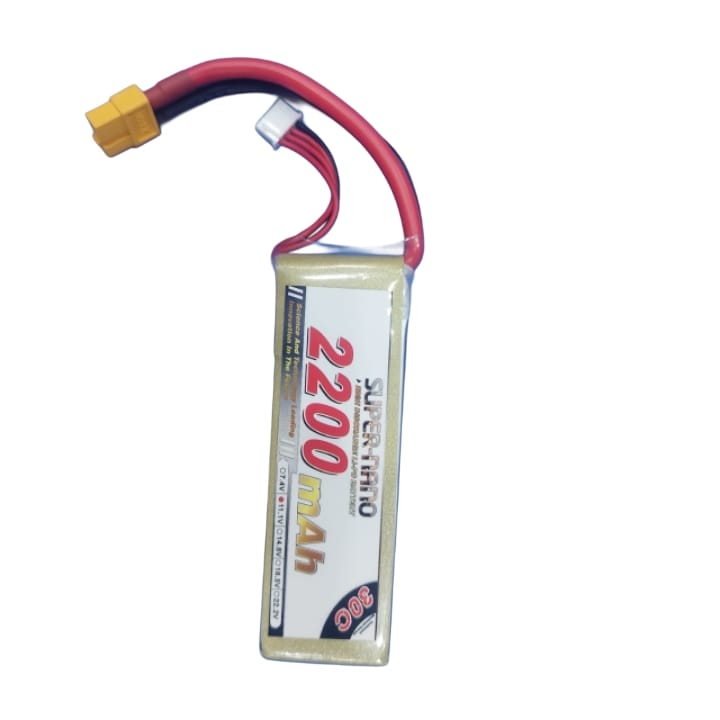 SUPER NANO Lithium Polymer Battery (11.1 V, 2200 mAH- 3S