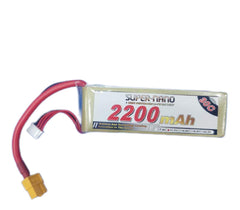 SUPER NANO Lithium Polymer Battery (11.1 V, 2200 mAH- 3S