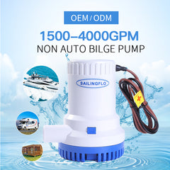 2000GPH Non-Automatic Bilge Pumps (Brand Sailflo)