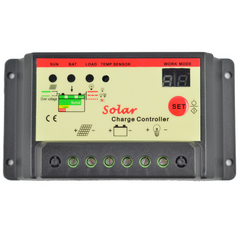 Solar Charge Controller and  Regulator (10A 12V/24V 240W)