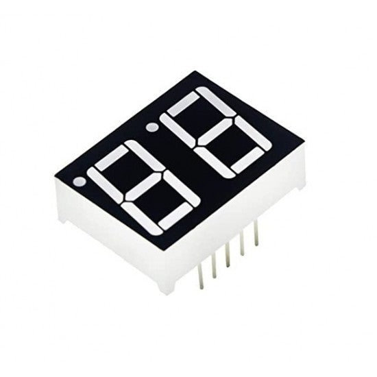 7-Segment 2 Digits X 0.56 inch (Common Cathode -Red)