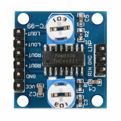 PAM8406 Audio Amplifier (2X5W Digital Stereo Speakers)