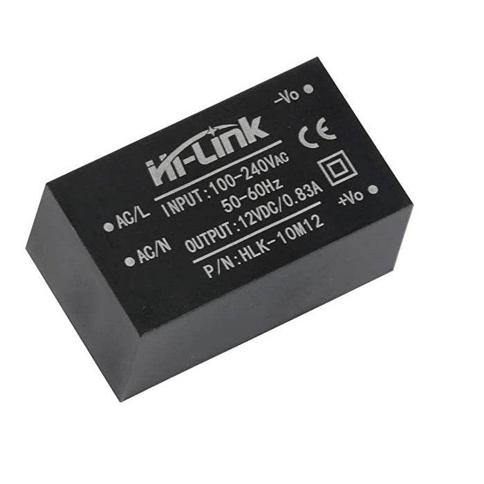 220Vac to 12Vdc 10W Compact Power Module (HLK-10M12) 