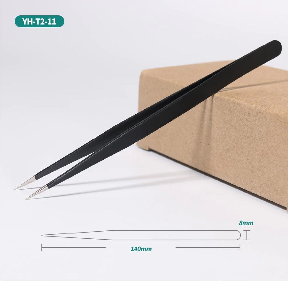 Anti-static Stainless Tweezers (Fine Tip)