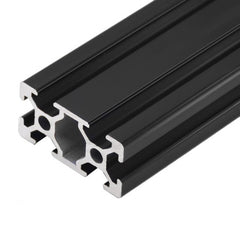 V-Slot V-Slot Aluminum Extrusion Bar 20mm x 40mm (1M - Black Anodized) made in china 6063 High tolerance