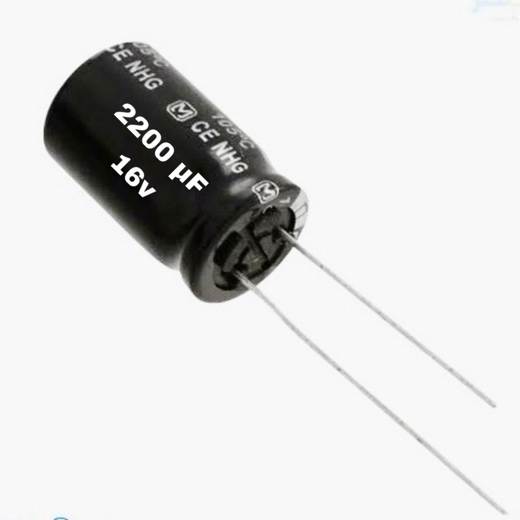 Capacitors 2200mf. 16v.