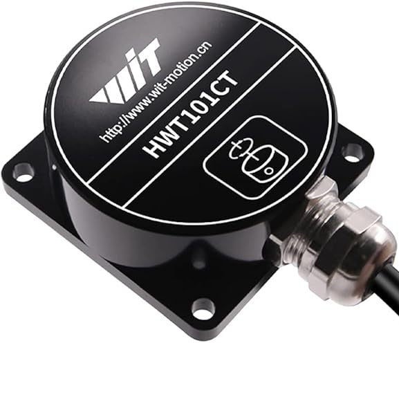 Z-Axis 1000HZ IP68 Z-Axis 0.1°Crystal Inclinometer, MEMS Tilt Angle Sensor HWT101CT-TTL