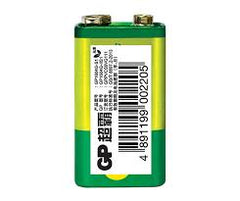 GP GREENCELL Original   9 Volt Battery-6F22  MODEL  GP1604G-S1