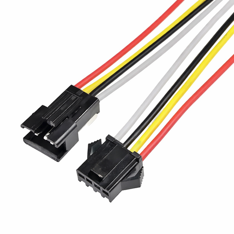 JST SM 4-Pin 15cm Male and Female Pitch 2.54mm Electronic Wire Connector