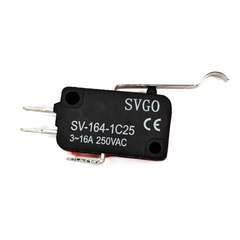 SVGO Micro Switch SV-164-1C25 – Long Lever Curved Type