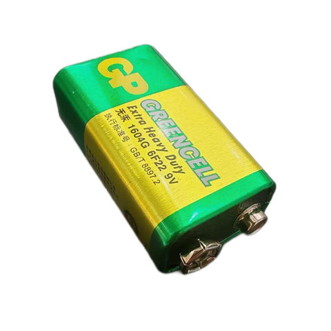 GP GREENCELL Original   9 Volt Battery-6F22  MODEL  GP1604G-S1