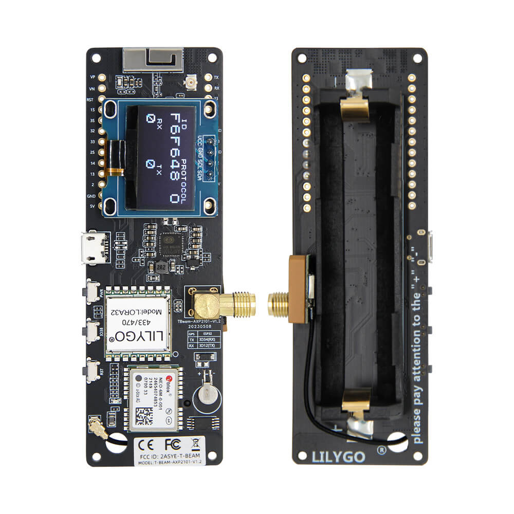 ILYGO® TTGO T-Beam ESP32 LoRa Development Board 433MHz SX1278 GPS Module NEO-6M