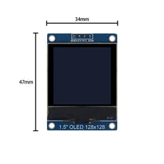 1.5 inch 4PIN OLED module Display Screen SH1107