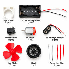 Educational DC Motor &amp; Fan DIY Kit for Kids – STEM Electronics Learning Set
