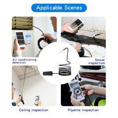 Inskam109A Endoscope 8mm  Camera 5MP HD Wireless Borescope Inspection Camera iPhone