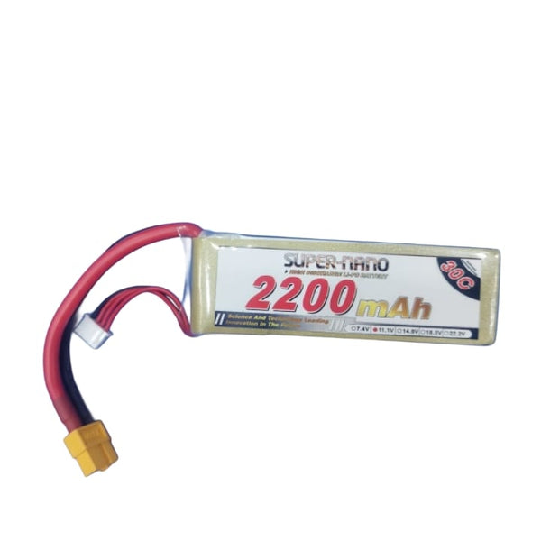 SUPER NANO Lithium Polymer Battery (11.1 V, 2200 mAH- 3S – Future  Electronics Egypt