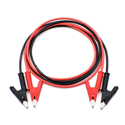 End Alligator clip cable black