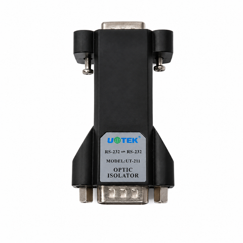UTEK UT-211 RS-232 Optical Isolator (DB9 Male to DB9 Female)