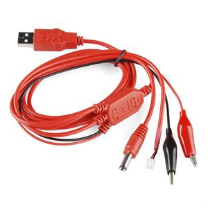 USB to Multi-Power Connectors Cable