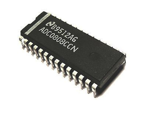 ADC0808 8 bit A/D Convertor with 8-Channel Multiplexer