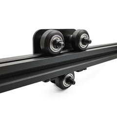 Aluminum Carriage Plate with Wheels (3D Printer Extruder Support Plate Kit)