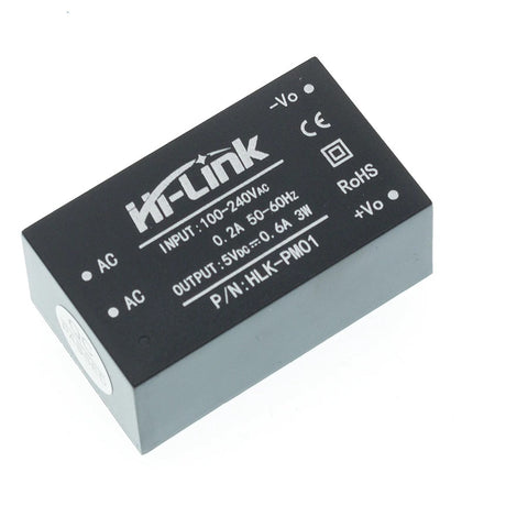 100-240Vac to 5Vdc 3W Ultra-Compact Power Module (HLK-PM01)
