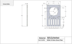 Openbuilds Stepper Motor Mount Plate (Nema23-Aluminum)