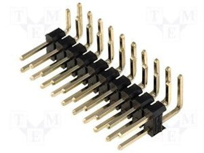 Male Pin Headers Two Rows Right Angle (2X40 pin)