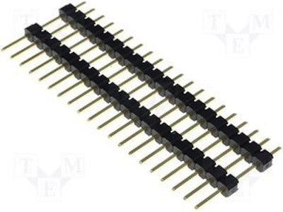 Male Pin Headers with Board Spacer (2.54mm 40 pin)