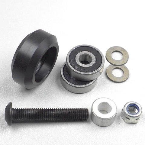 solid v-wheel kit for aluminum extrusion bar