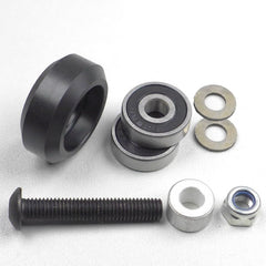 solid v-wheel kit for aluminum extrusion bar